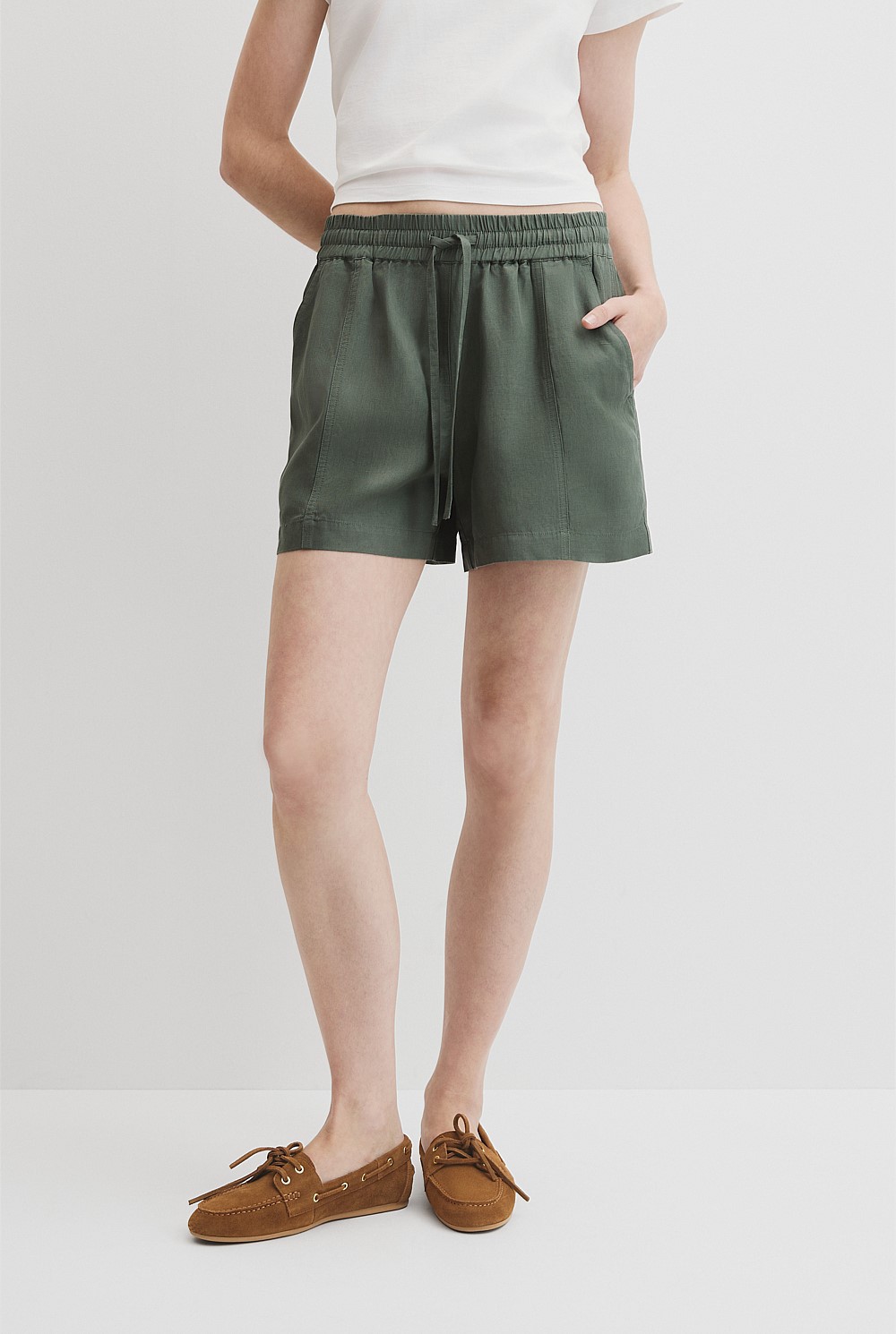 Panelled Short