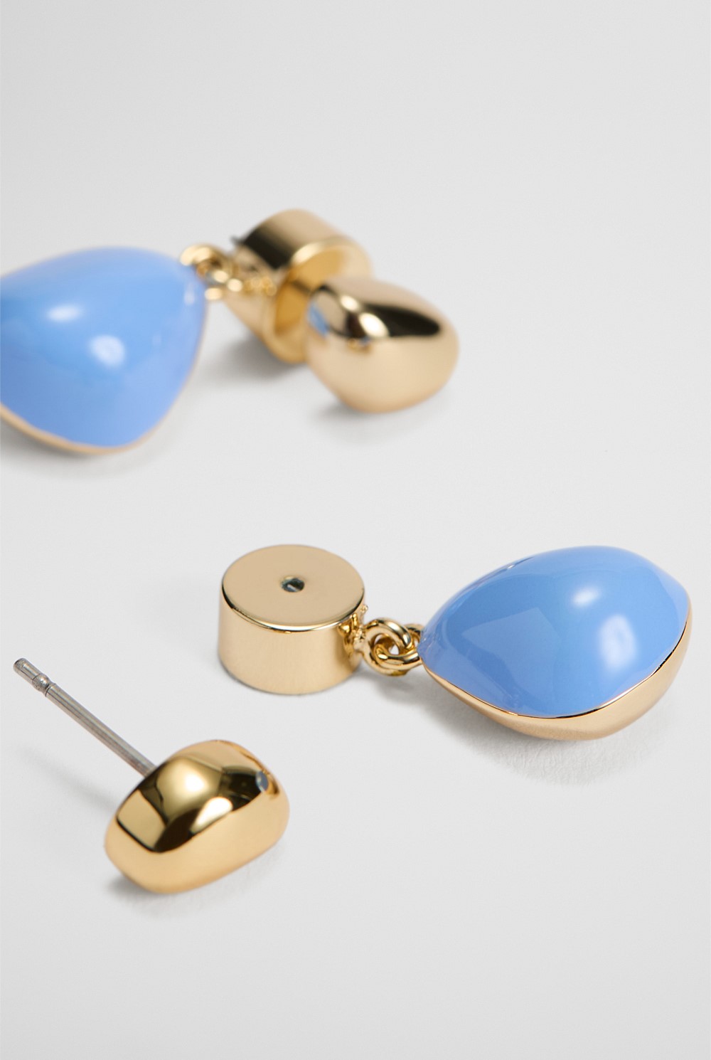 Enamel Drop Earring