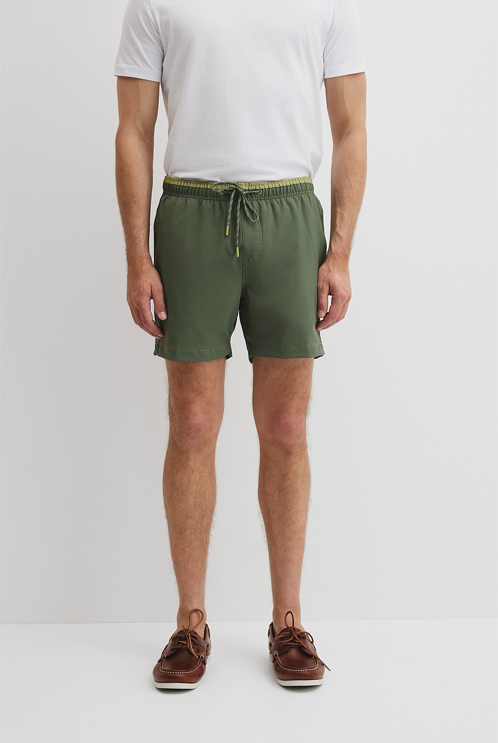 Recycled Polyester Contrast Swim Short