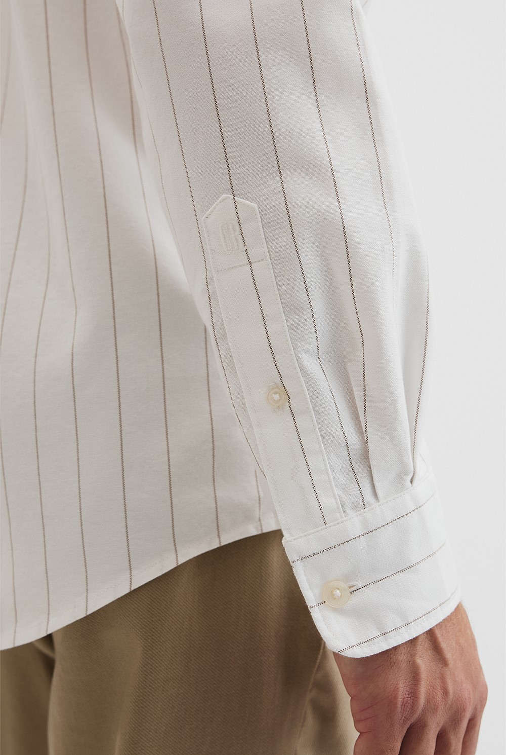 Regular Fit Oxford Stripe Shirt