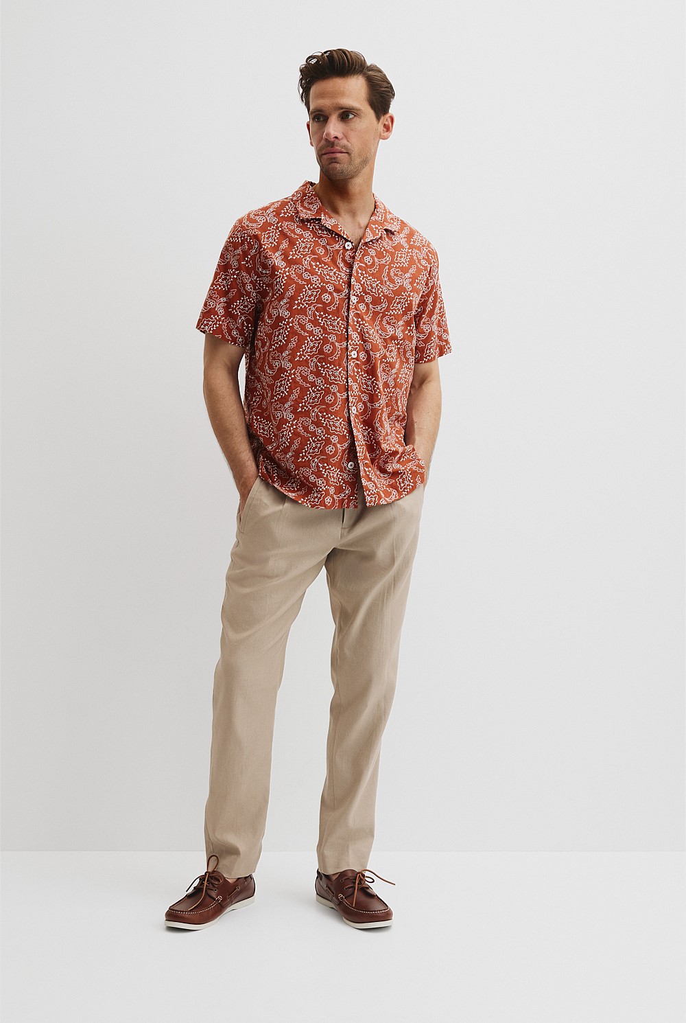 Cuban Embroidered Short Sleeve Shirt