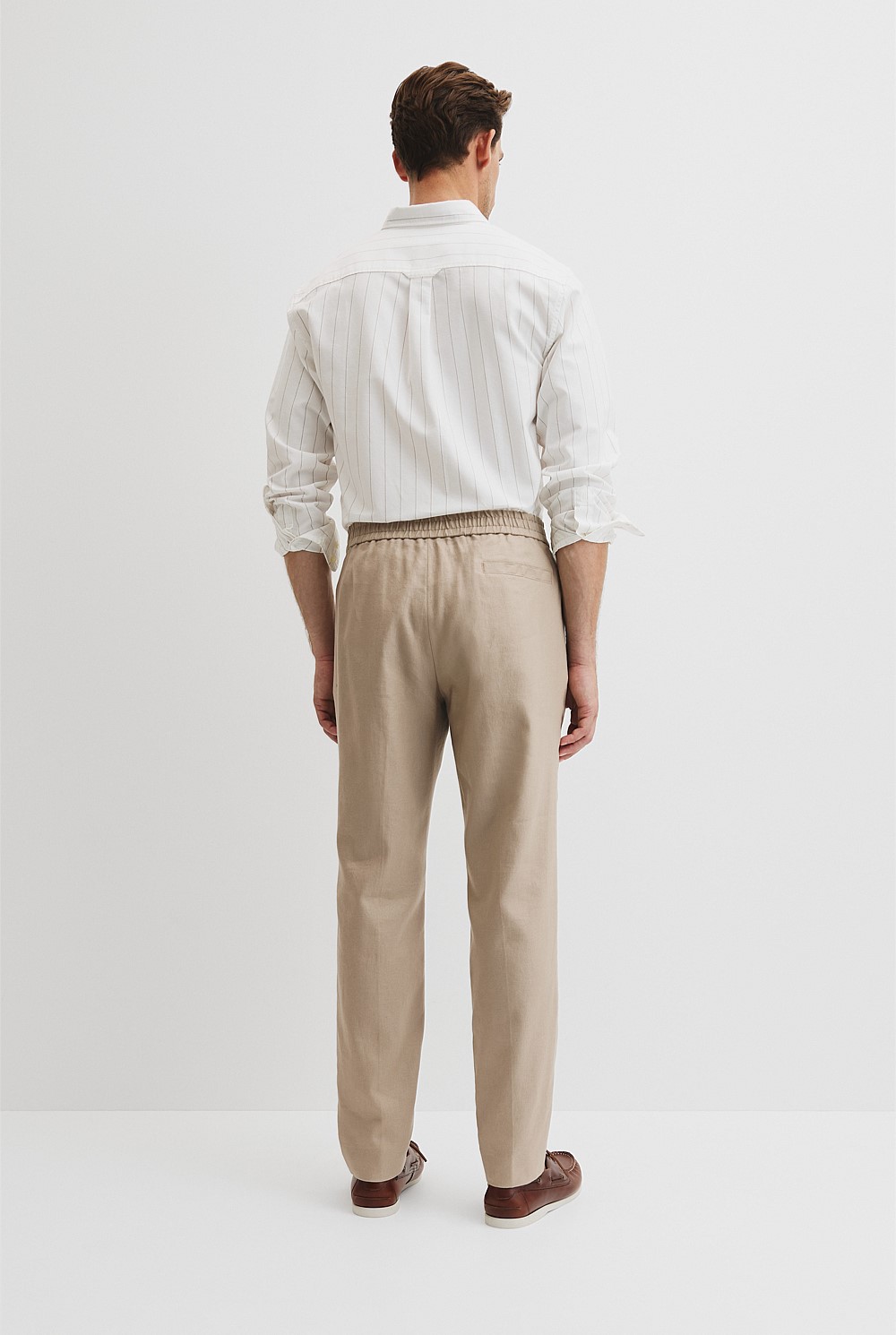 Elastic Pleat Front Pant