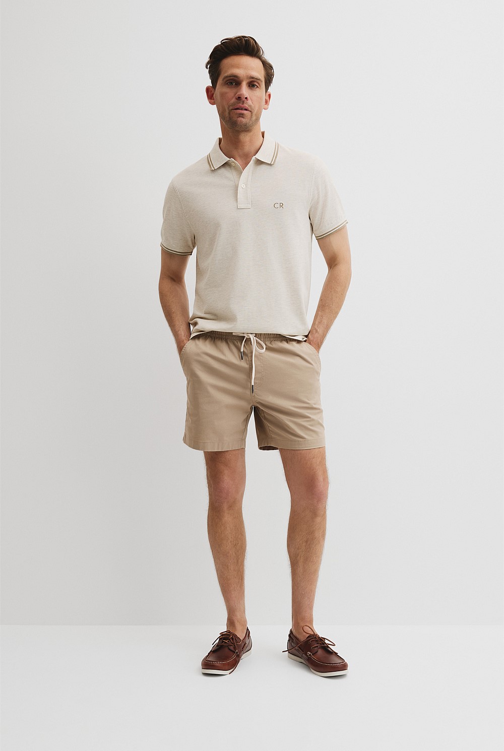 Australian Cotton CR Logo Pique Polo