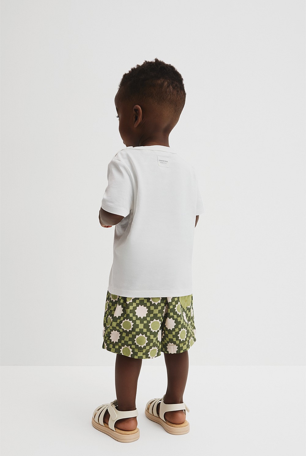 Organically Grown Cotton Boucle Logo T-Shirt