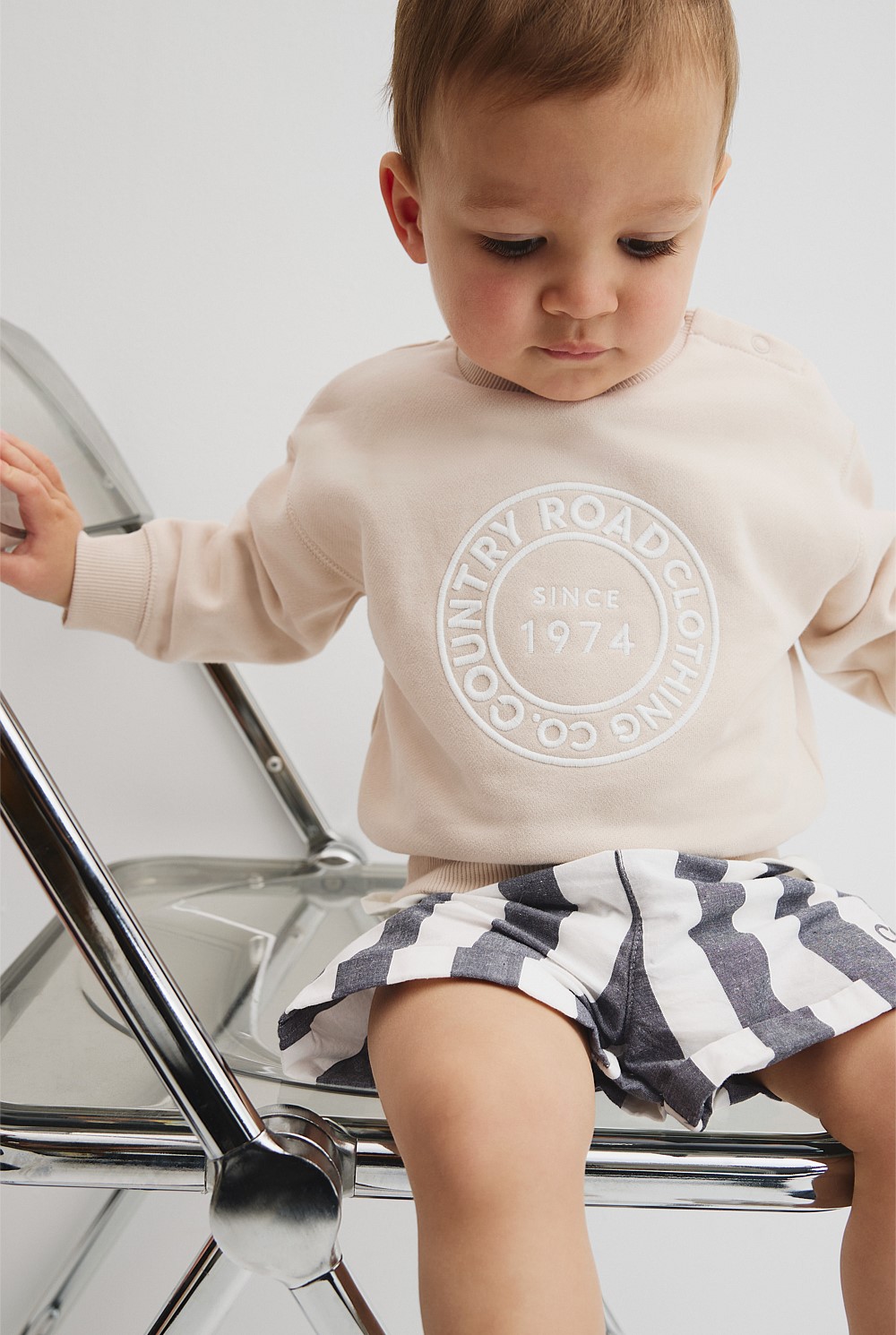 Australian Cotton Oversized Circle Logo Sweat