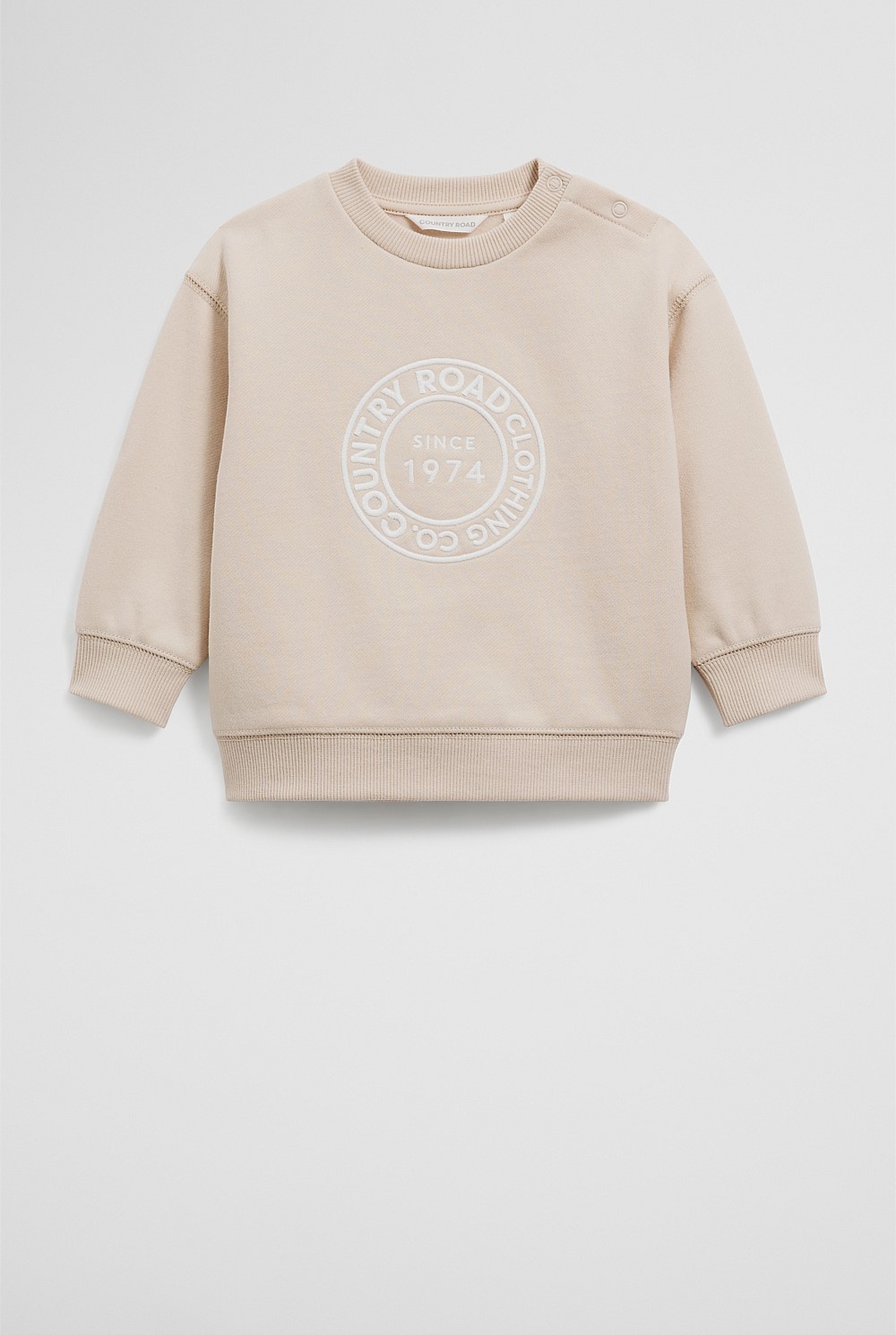 Australian Cotton Oversized Circle Logo Sweat