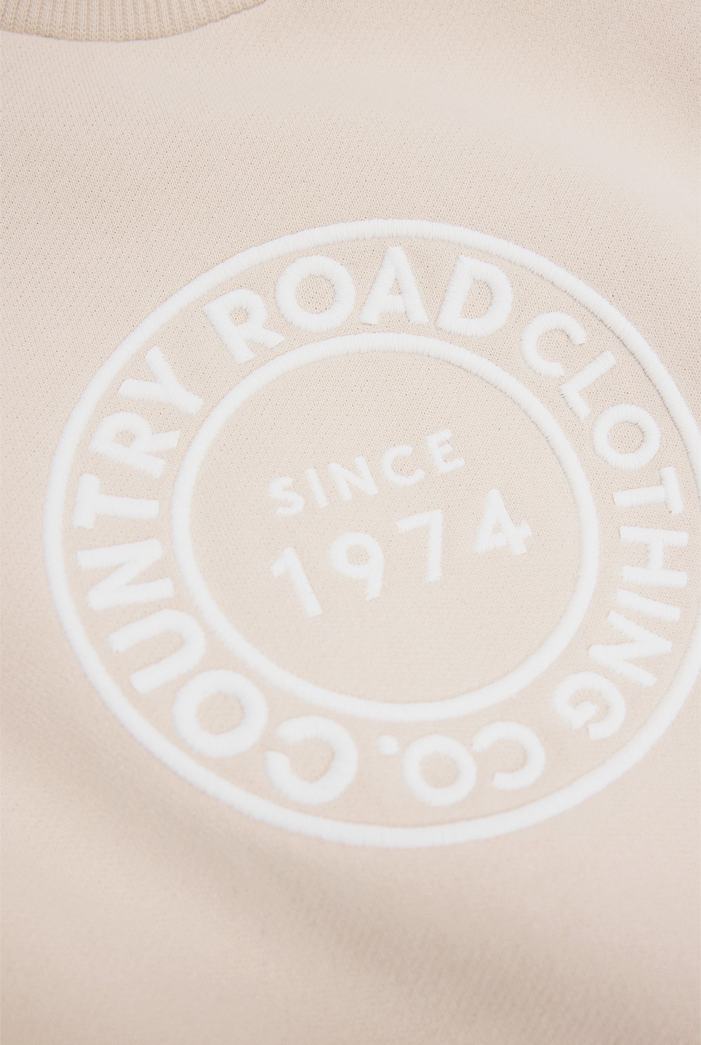 Australian Cotton Oversized Circle Logo Sweat