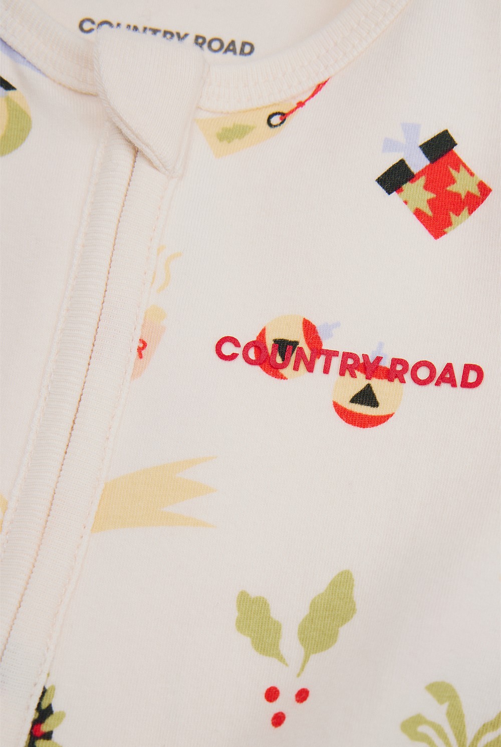 Organically Grown Cotton Festive Print Jumpsuit