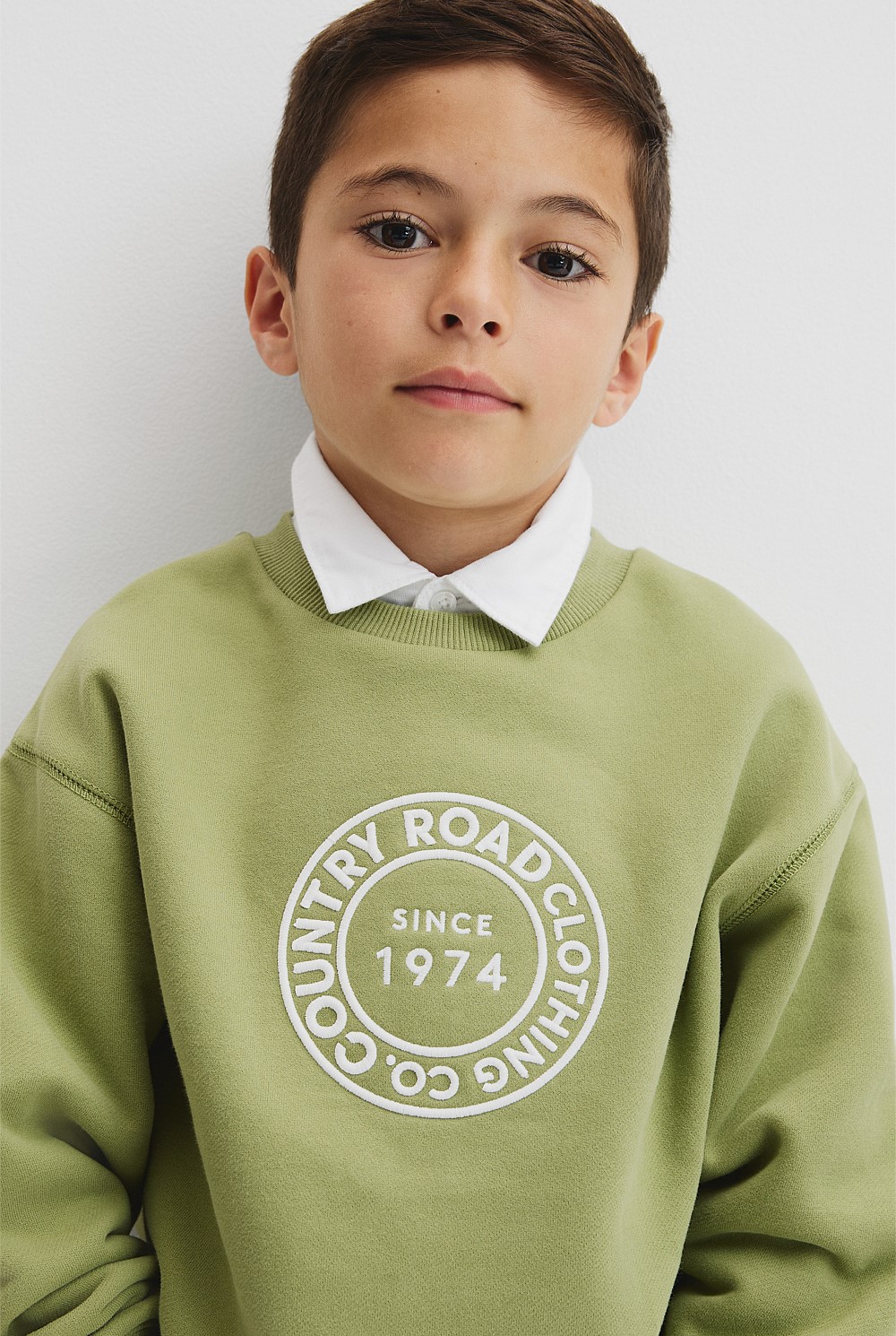 Australian Cotton Oversized Circle Logo Sweat