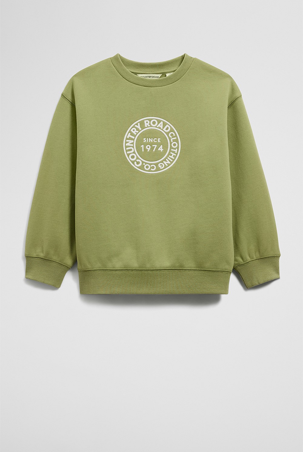 Australian Cotton Oversized Circle Logo Sweat