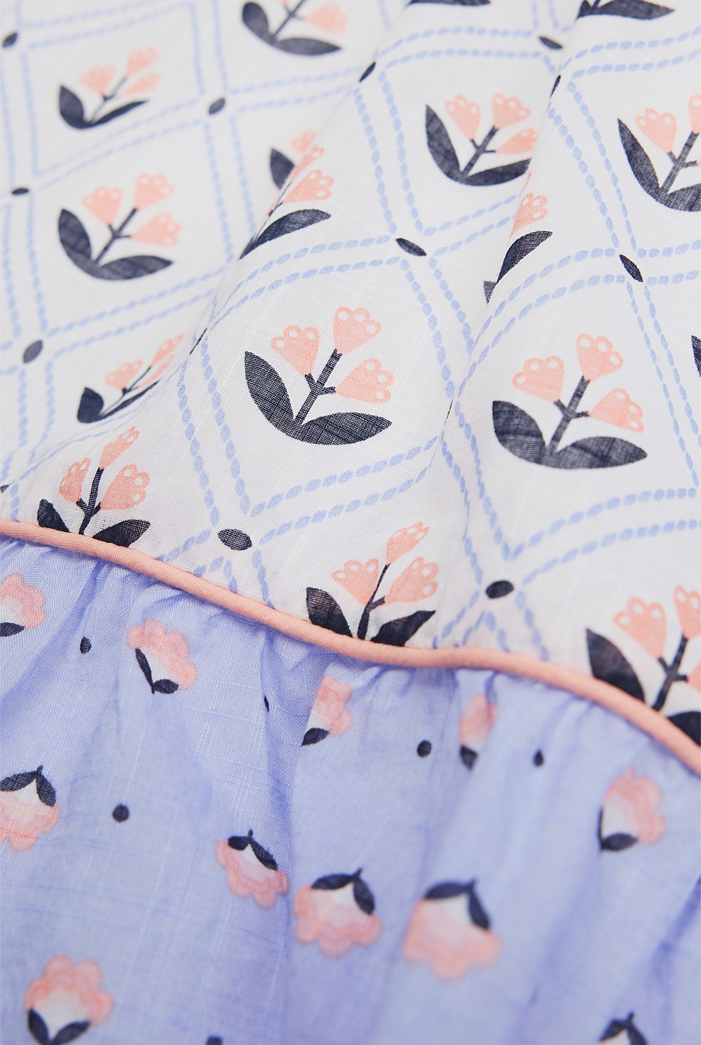 Frill Neck Midi Dress