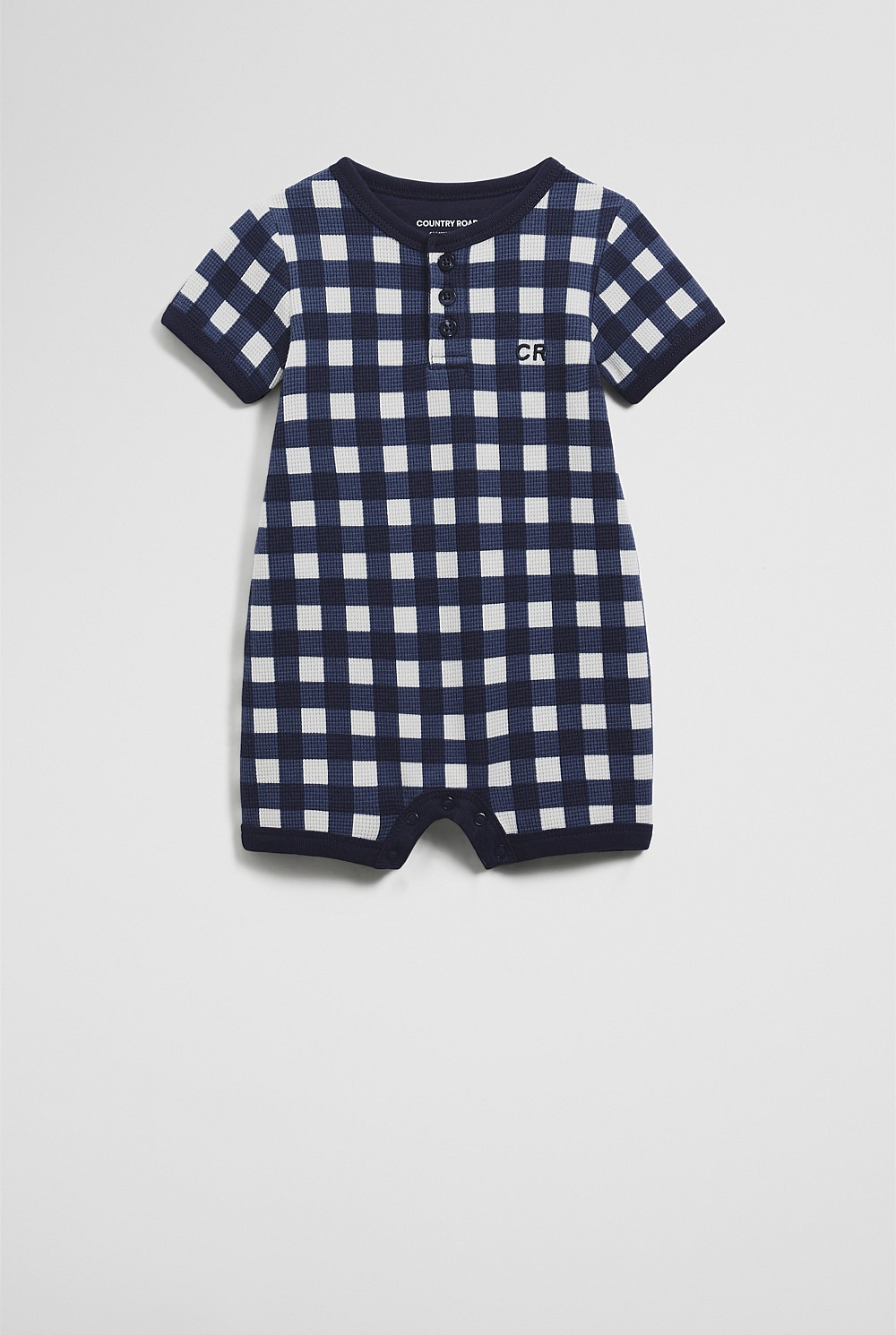 Gingham Short Sleeve Bodysuit