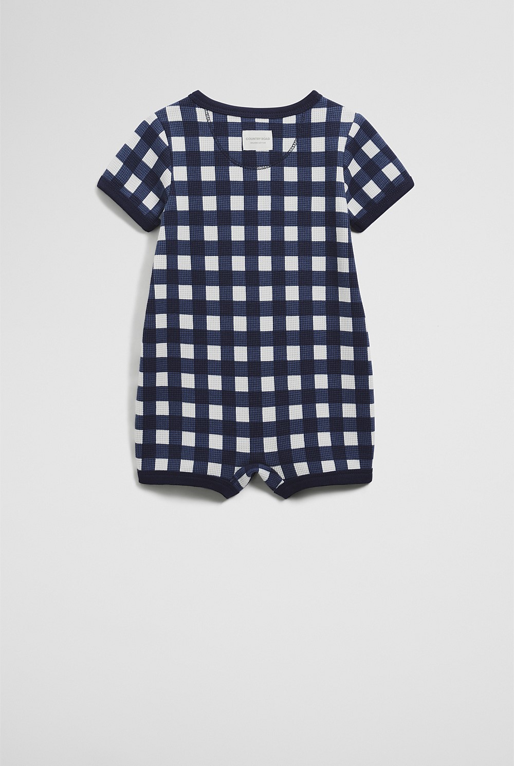Gingham Short Sleeve Bodysuit