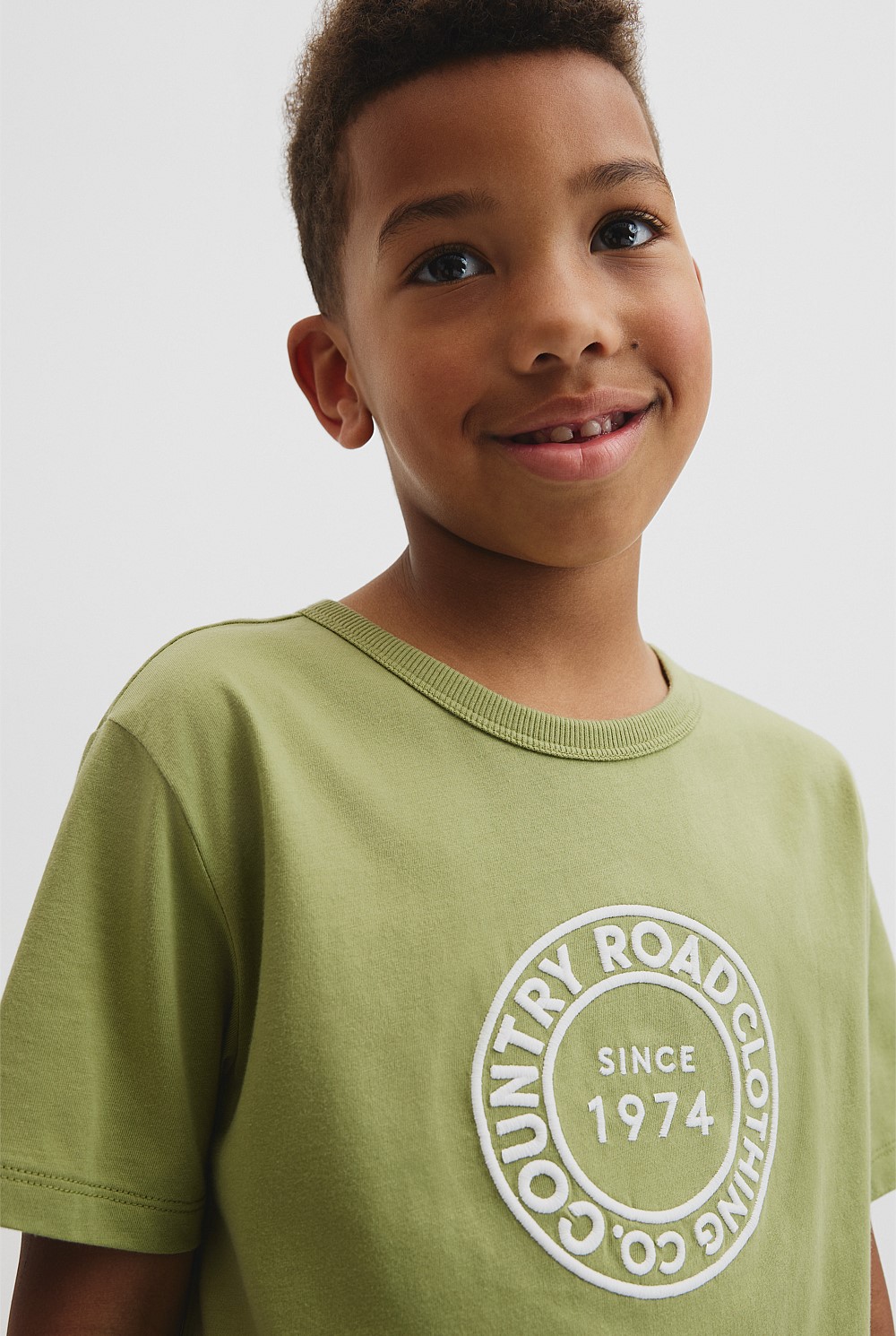 Australian Cotton Oversized Logo T-Shirt