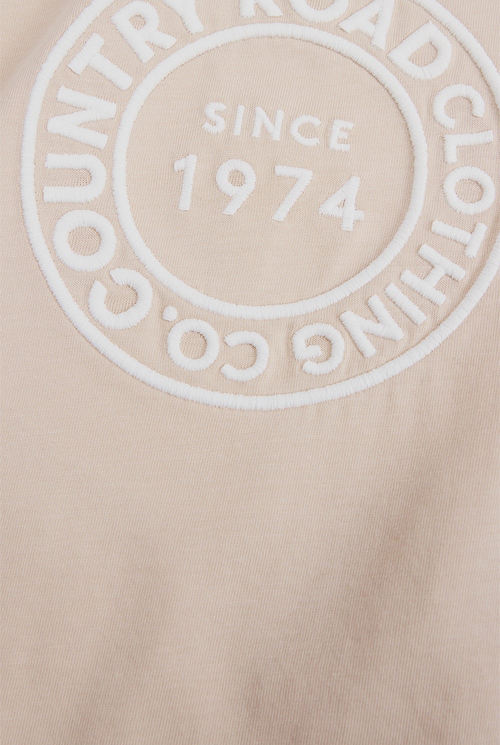Australian Cotton Oversize Circle Logo T-Shirt