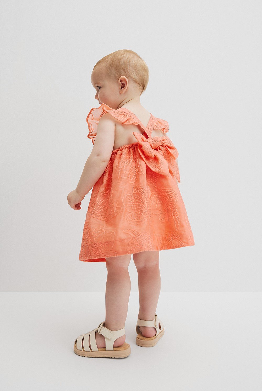 Floral Frill Strap Dress