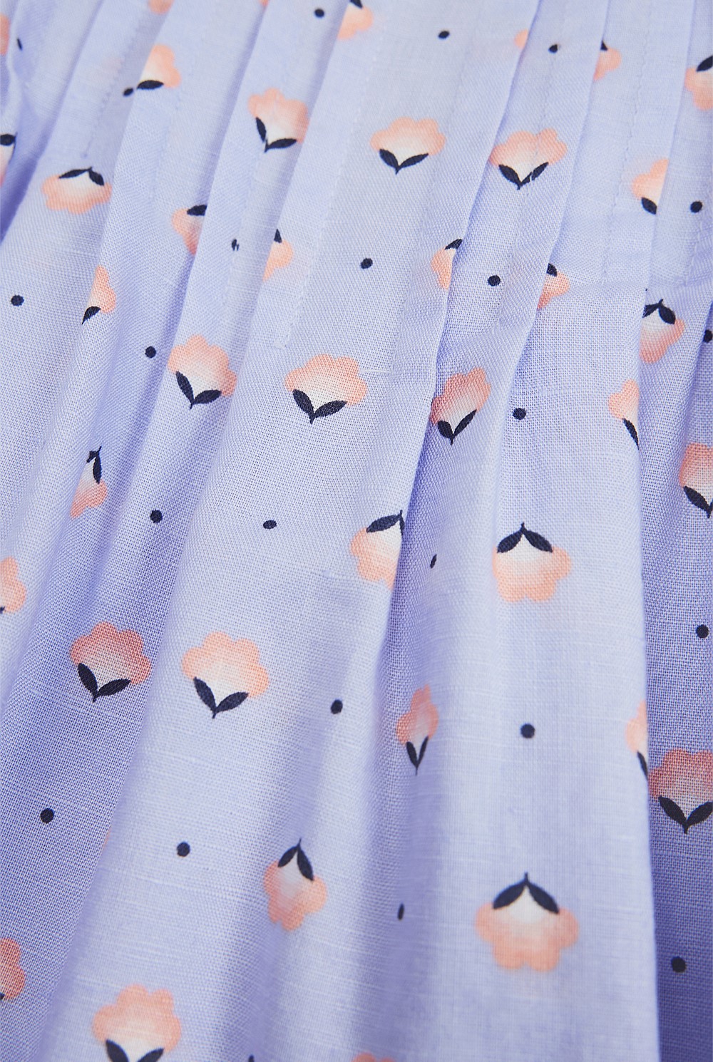 Pintuck Short Sleeve Romper