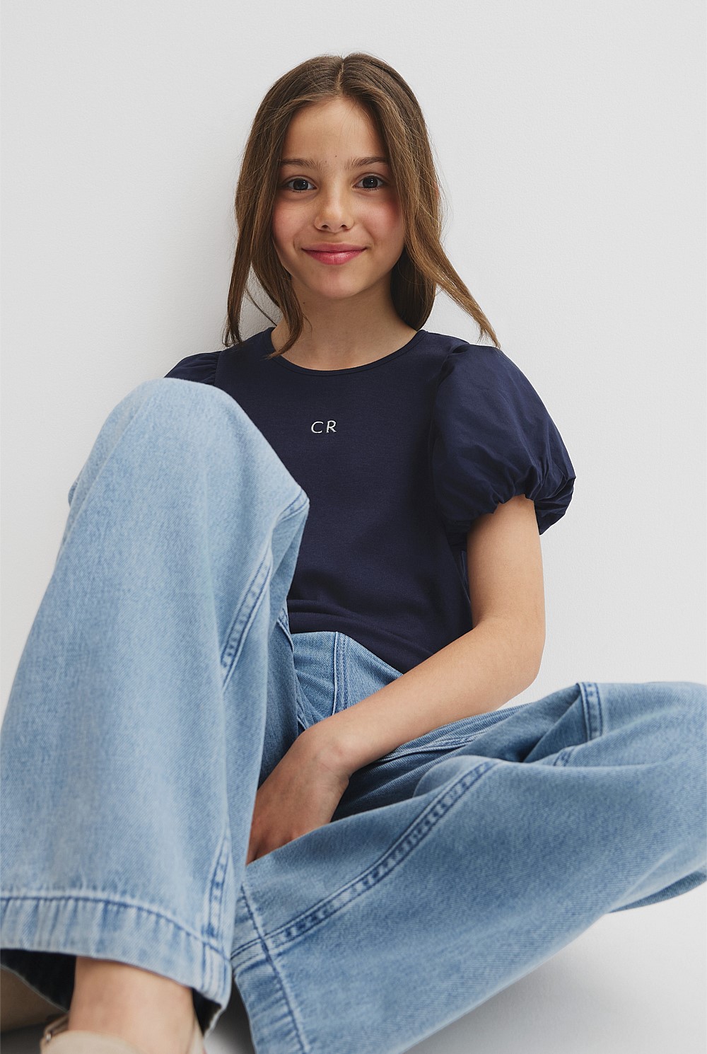 Bubble Sleeve T-Shirt