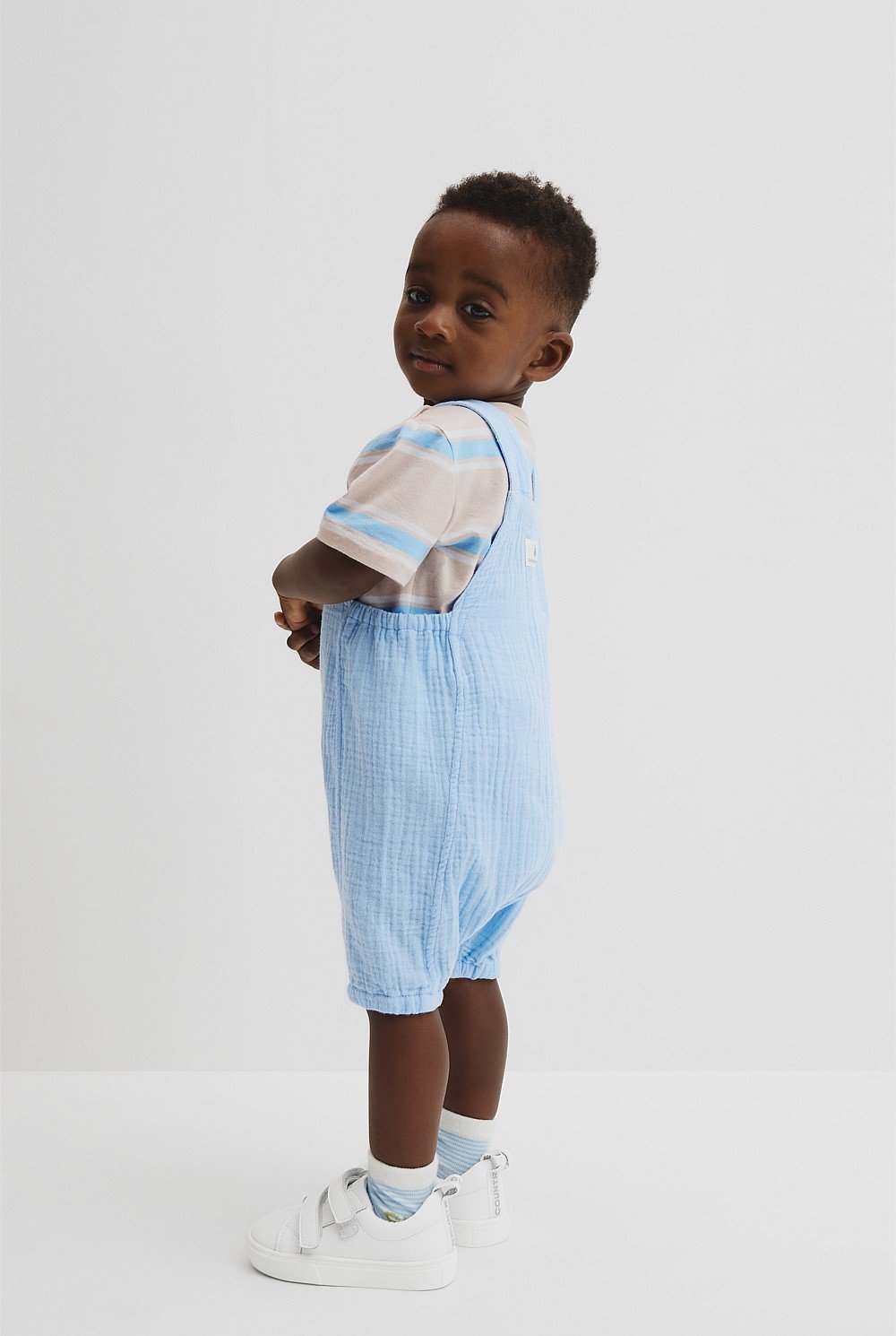Organically Grown Cotton Textured Unisex Overall