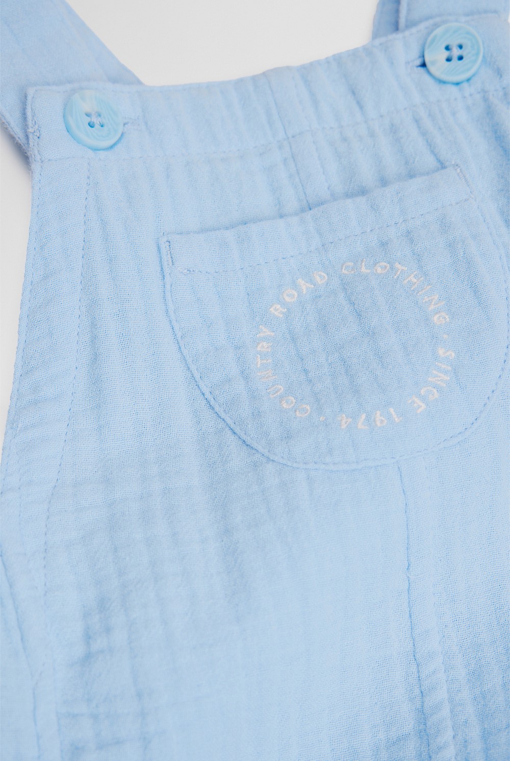 Organically Grown Cotton Textured Unisex Overall