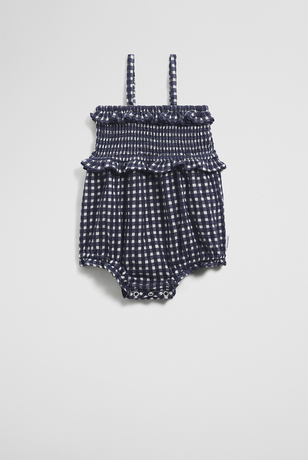 Gingham Frill Romper