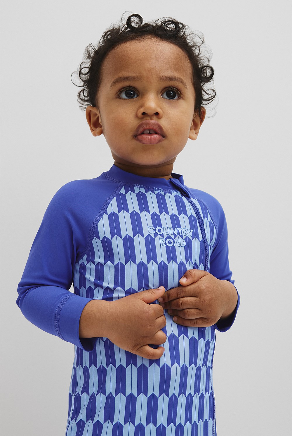 Geometric Logo Swimsuit