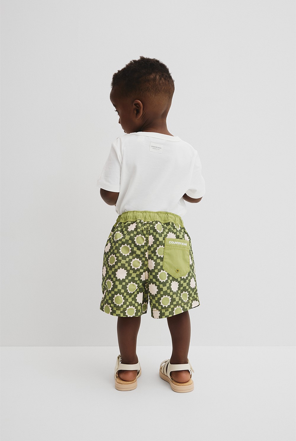 Star Geometric Board Short