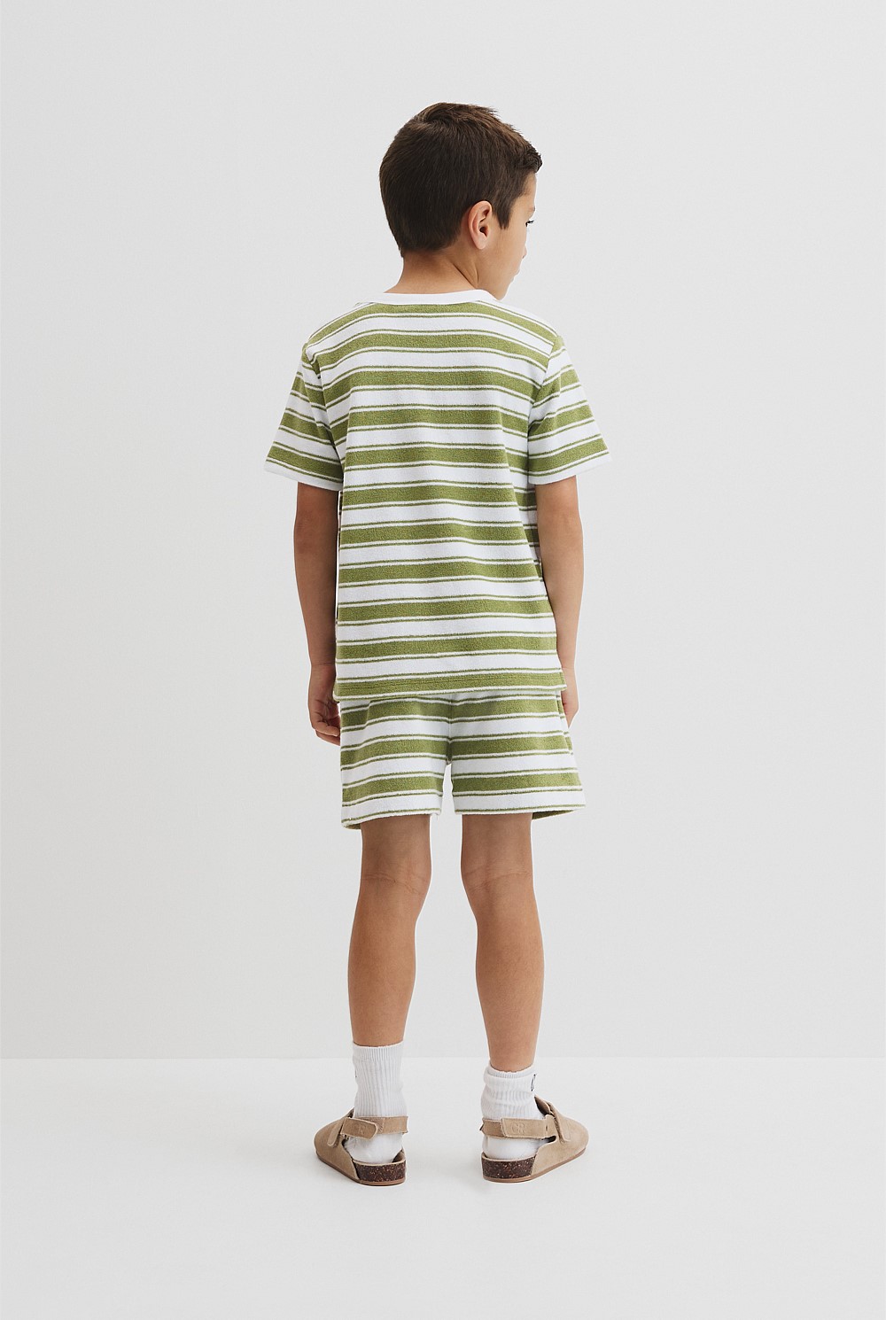 Organically Grown Cotton Relaxed Terry T-Shirt