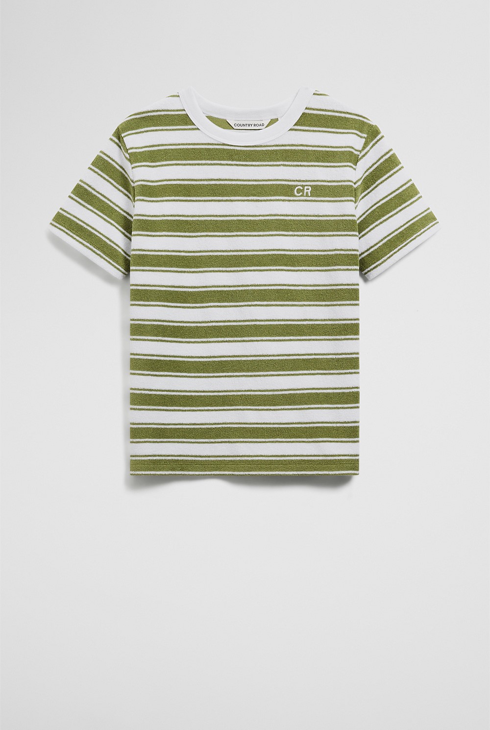 Organically Grown Cotton Relaxed Terry T-Shirt