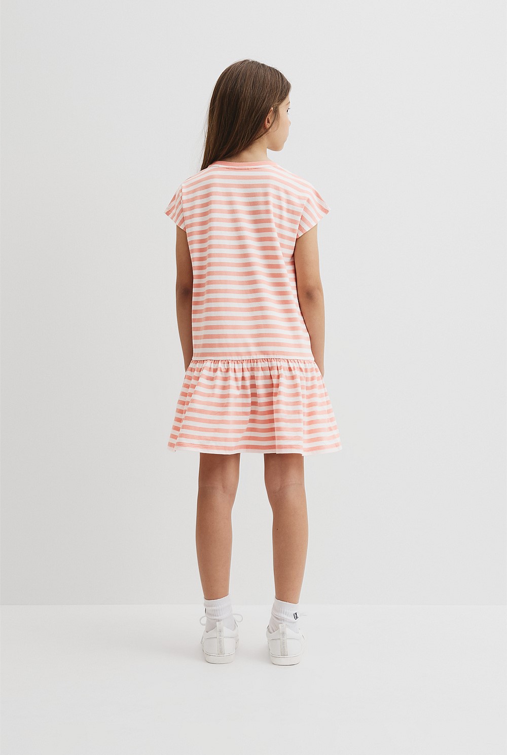 Drop Waist Logo T-Shirt Dress