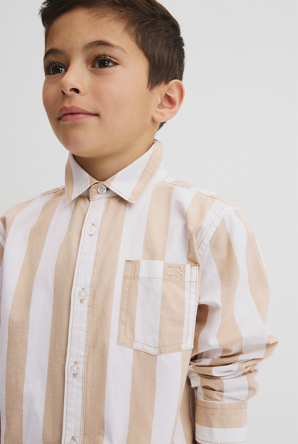 Organically Grown Cotton Blend Shirt
