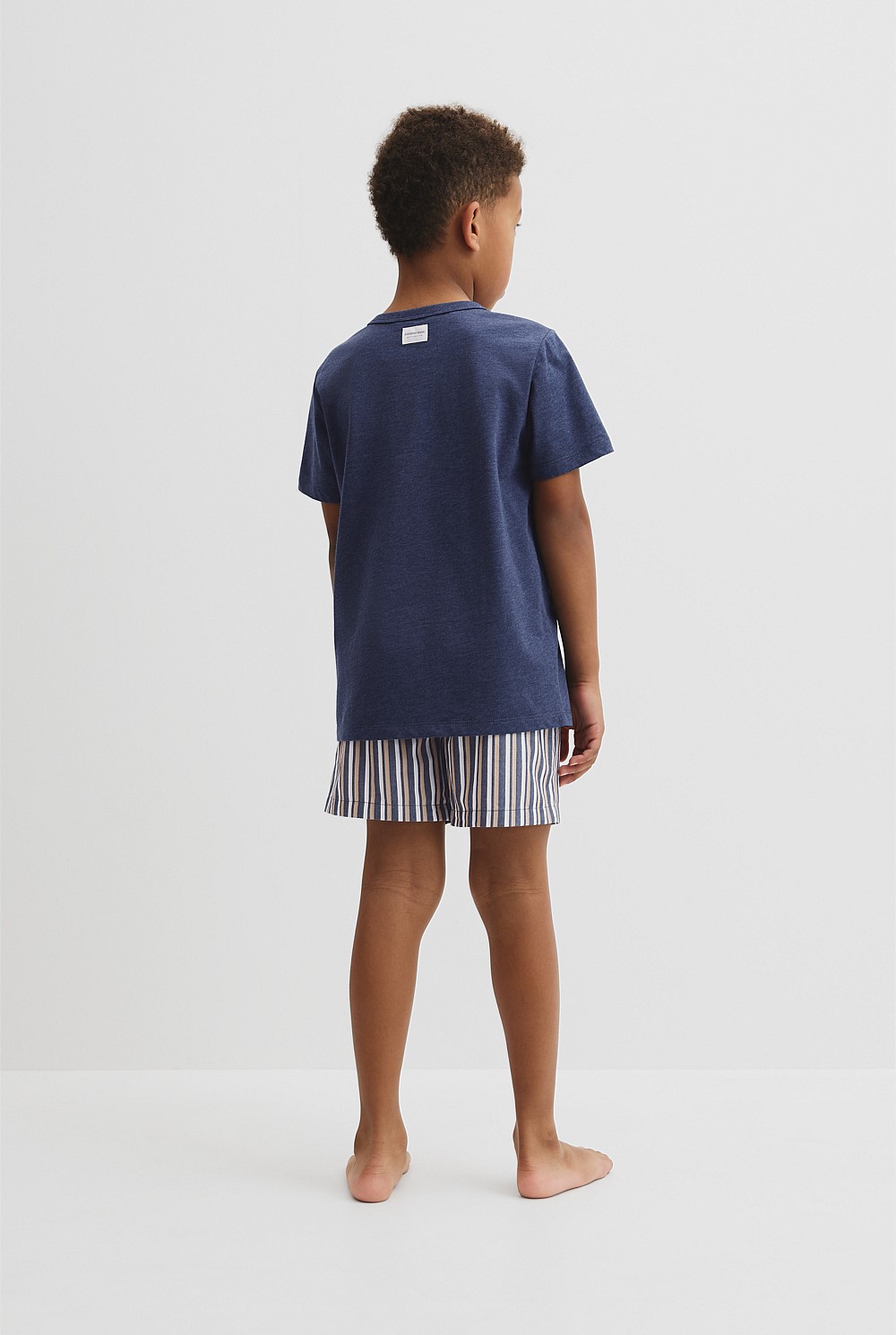 Australian Cotton Stripe Boxer Pyjama Set