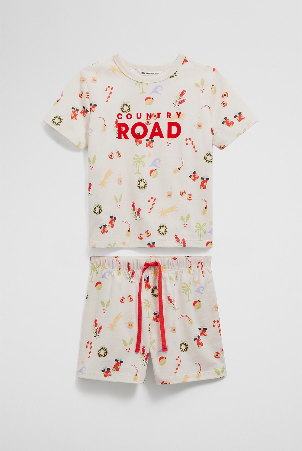 Festive Print Pyjama Set