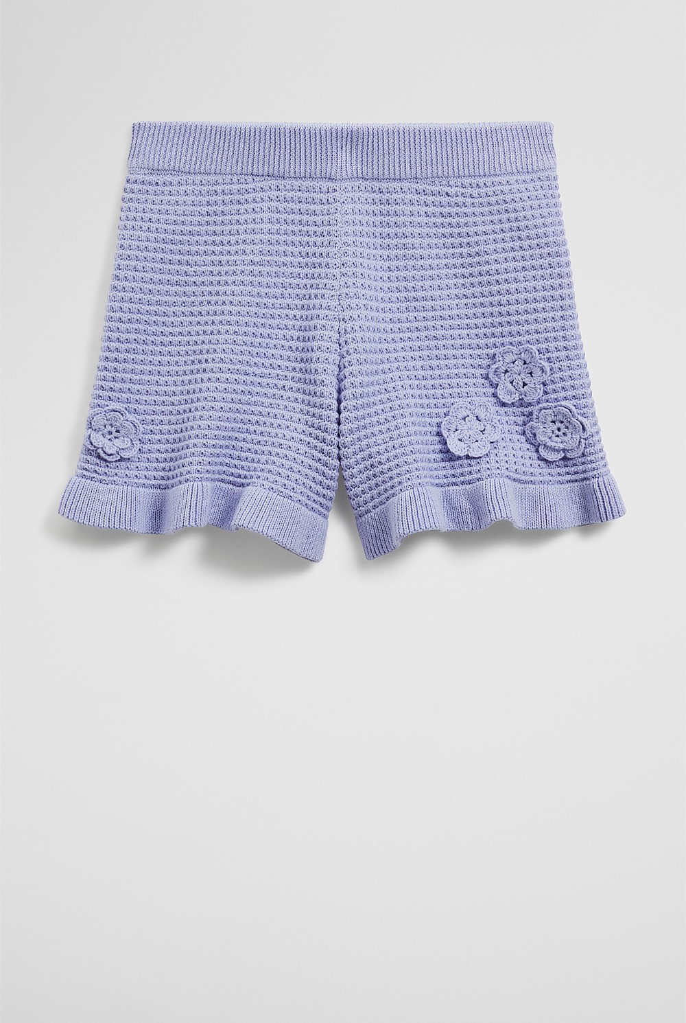Flower Knit Short