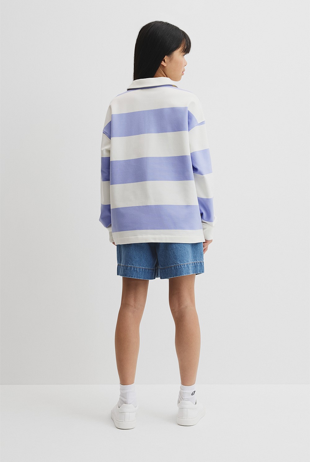 Teen Stripe Rugby Top