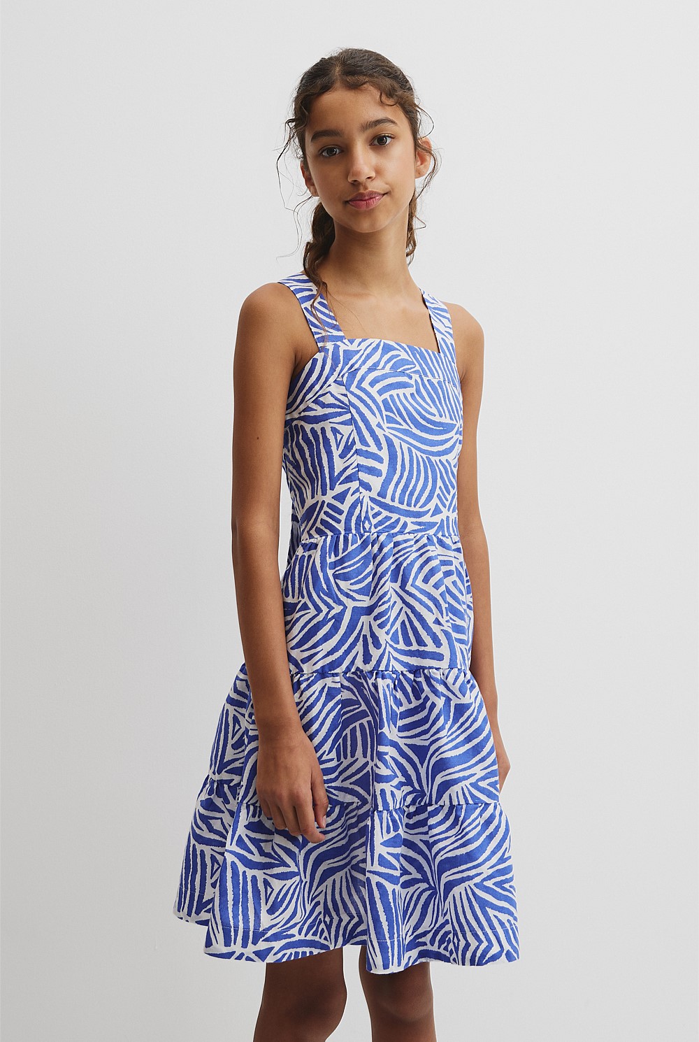 Teen Animal Tier Mini Dress