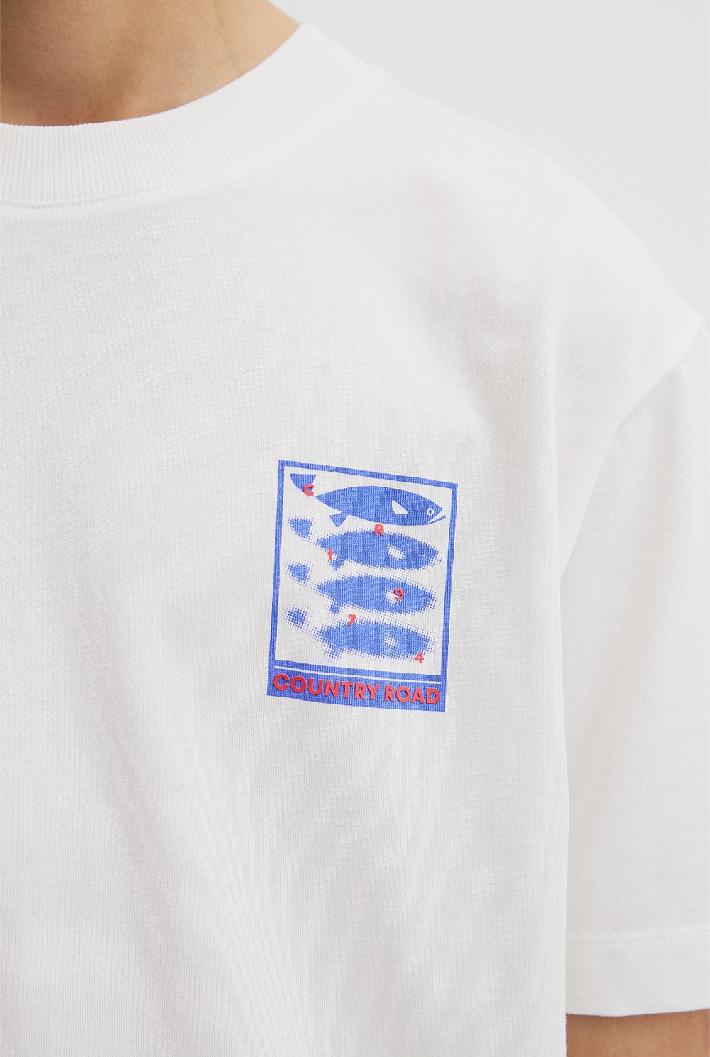 Teen Fish Print T-Shirt