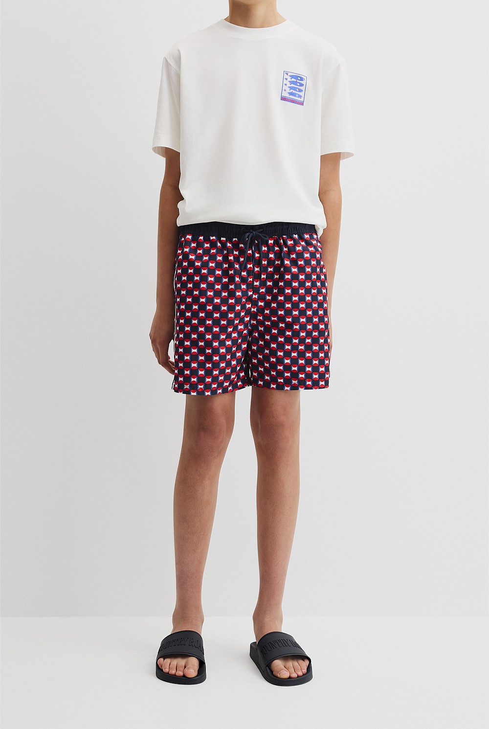 Teen Stripe Detail Board Short