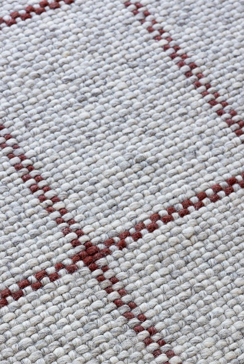 Craft Matter Check Ash Rug 230x160cm