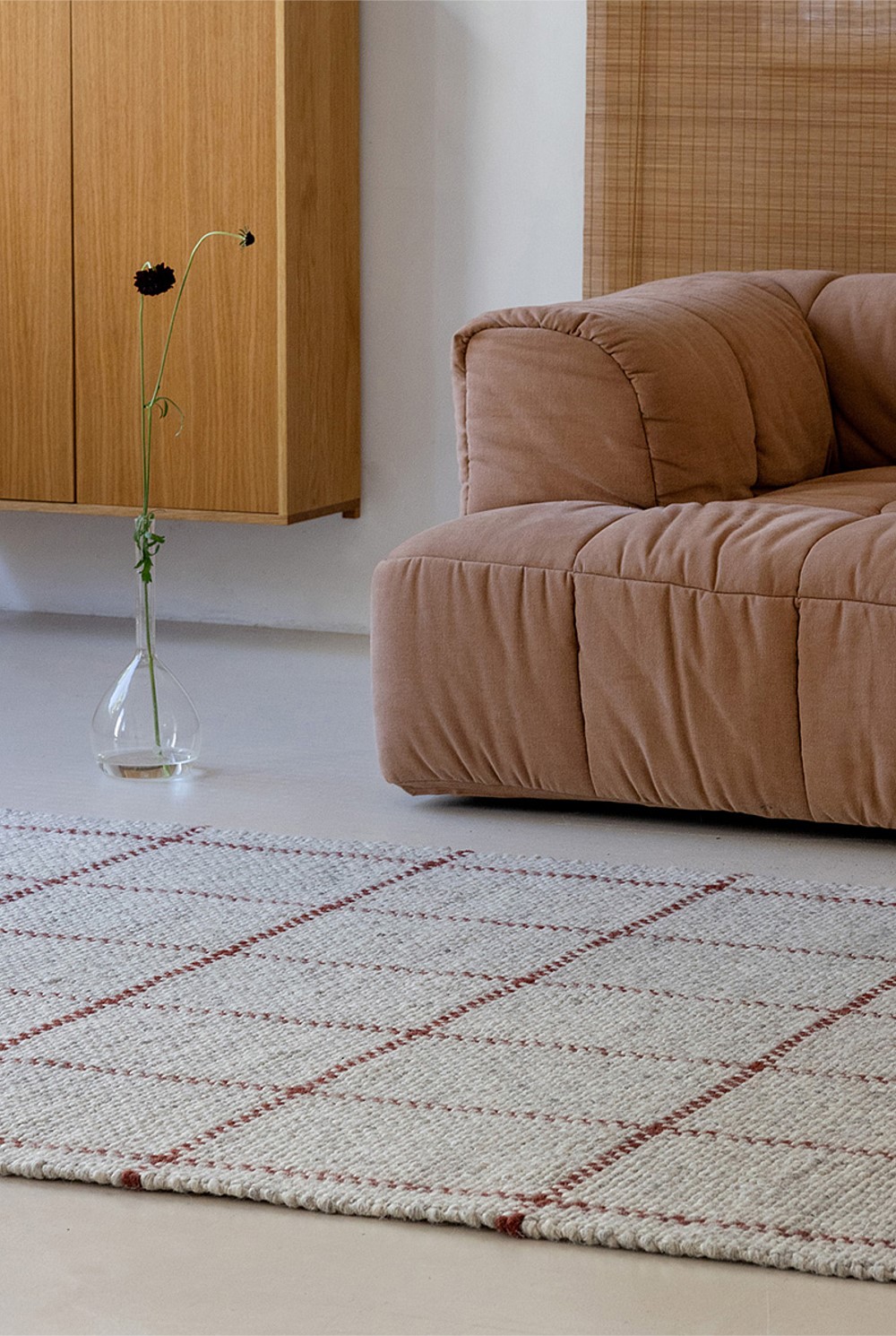 Craft Matter Check Ash Rug 350x250cm