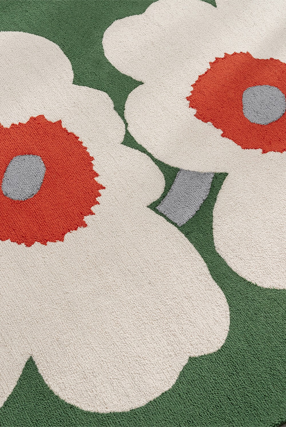 Unikko 60th Anniversary Green Rug 350x250cm