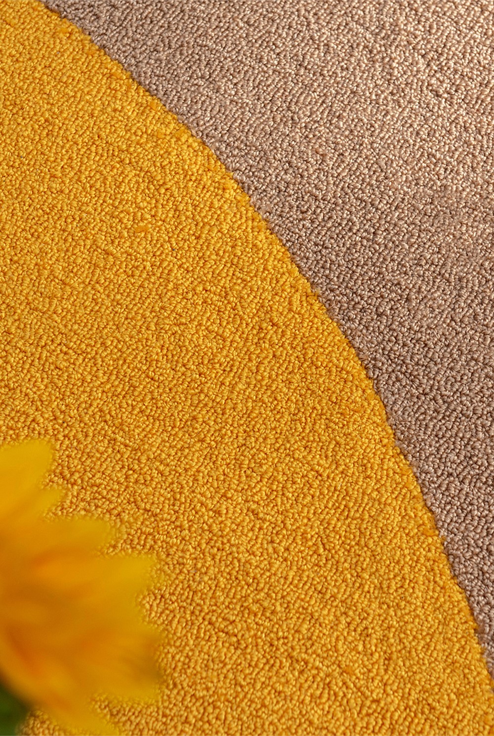 Habitat Festival Round Yellow Outdoor Rug 200x200cm