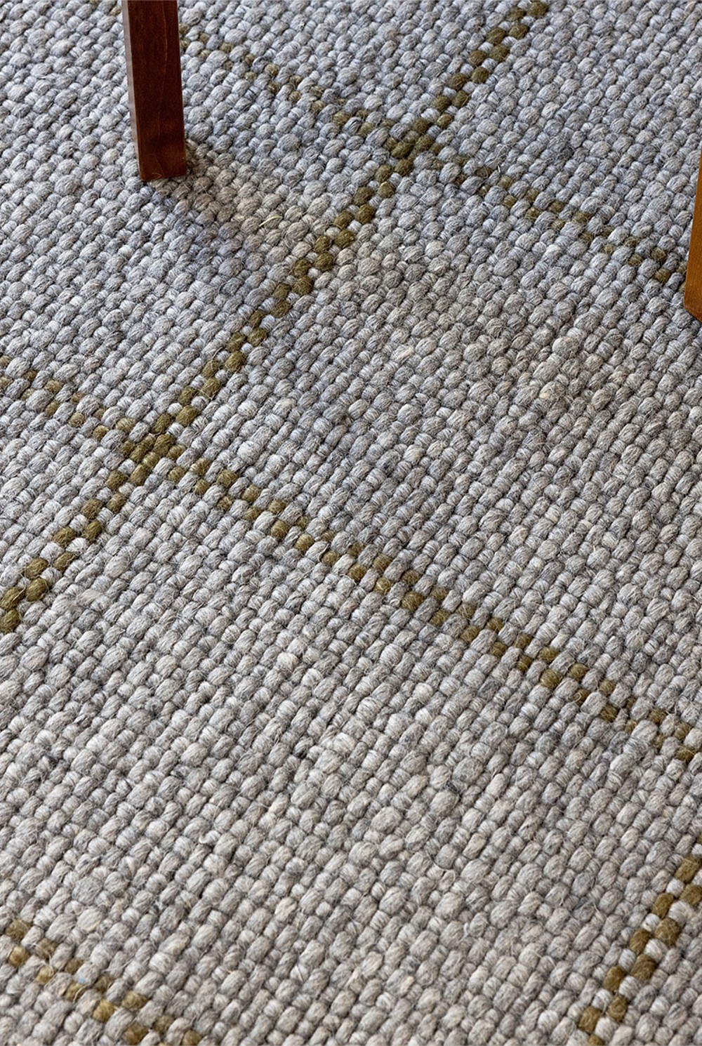 Craft Matter Check Slate Rug 230x160cm