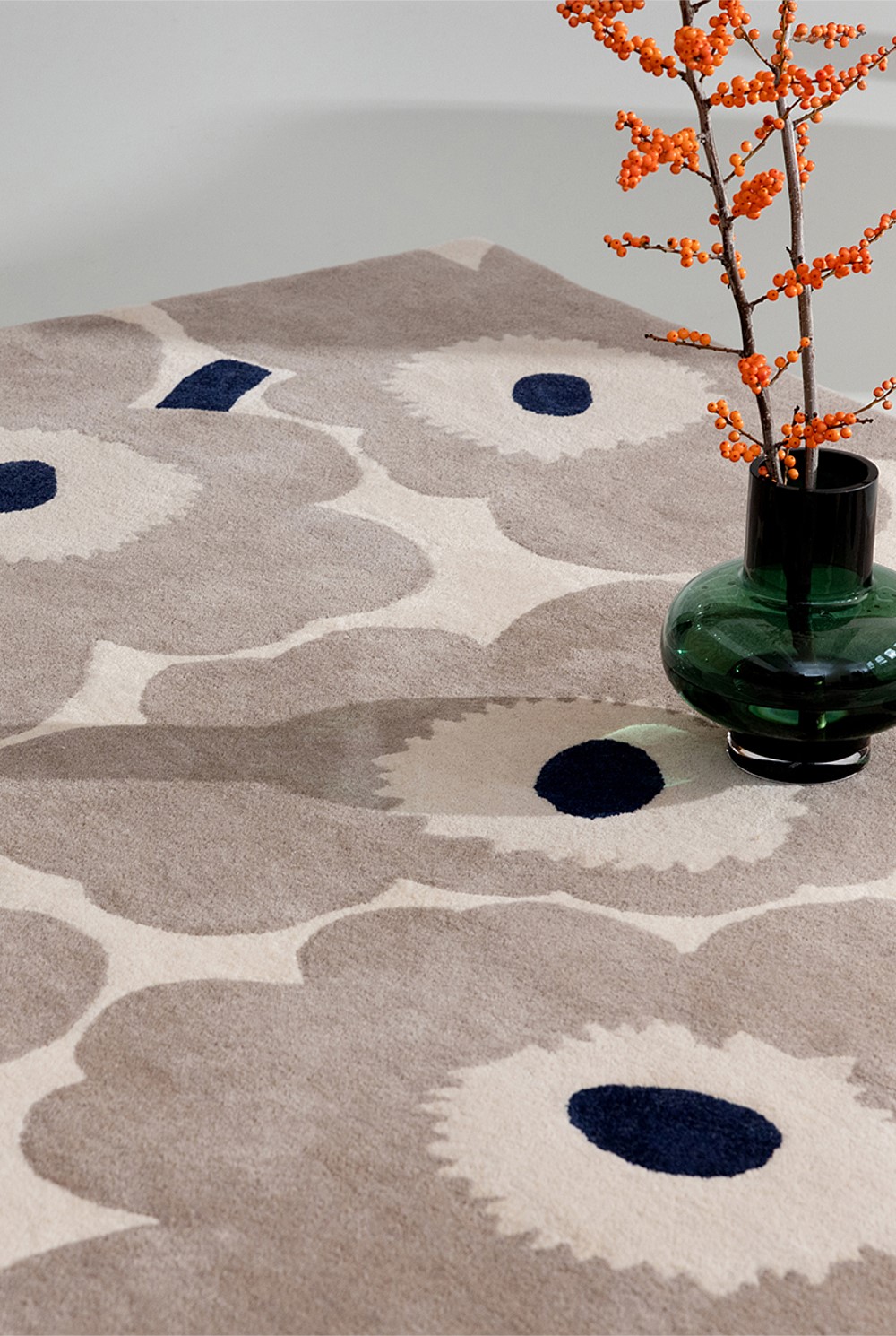 Unikko Greige Rug 280x200cm