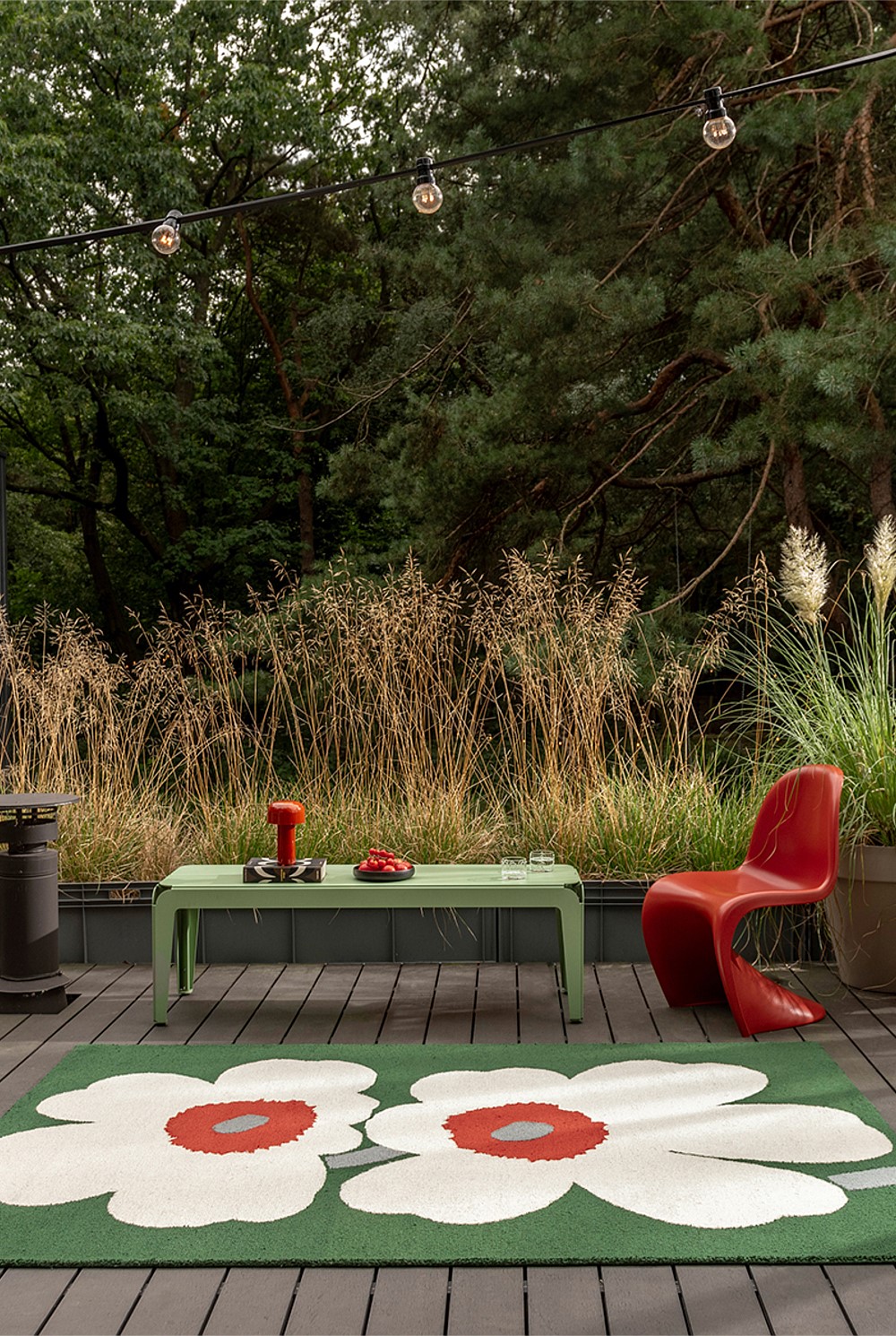 Unikko 60th Anniversary Green Rug 280x200cm