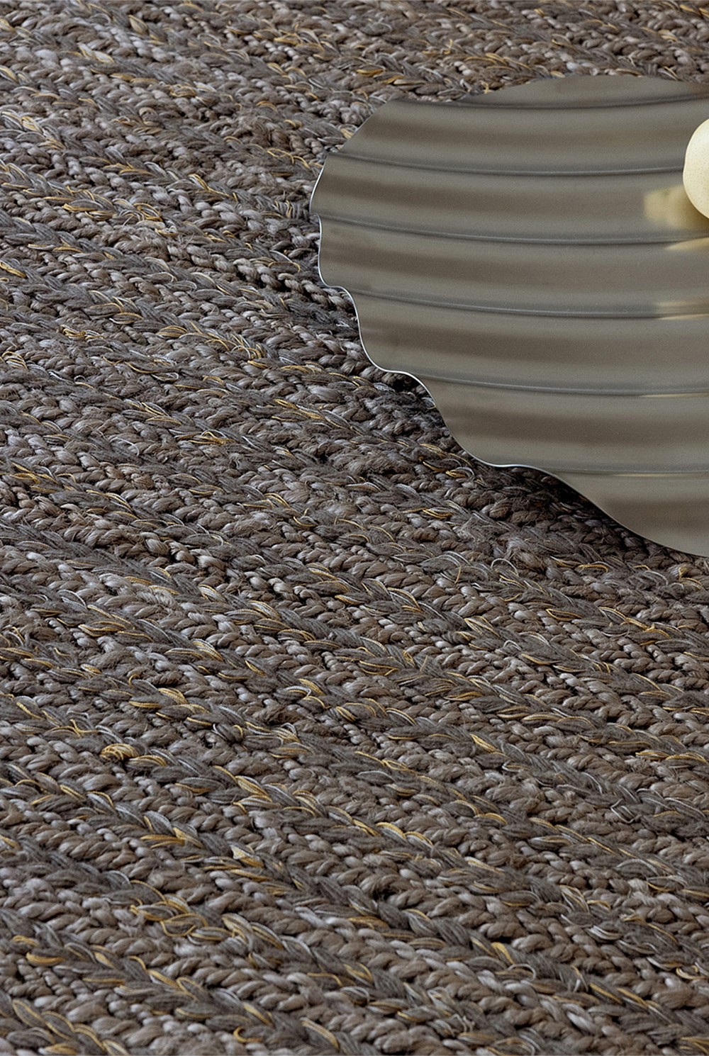 Craft Plait Stone Rug 200x140cm