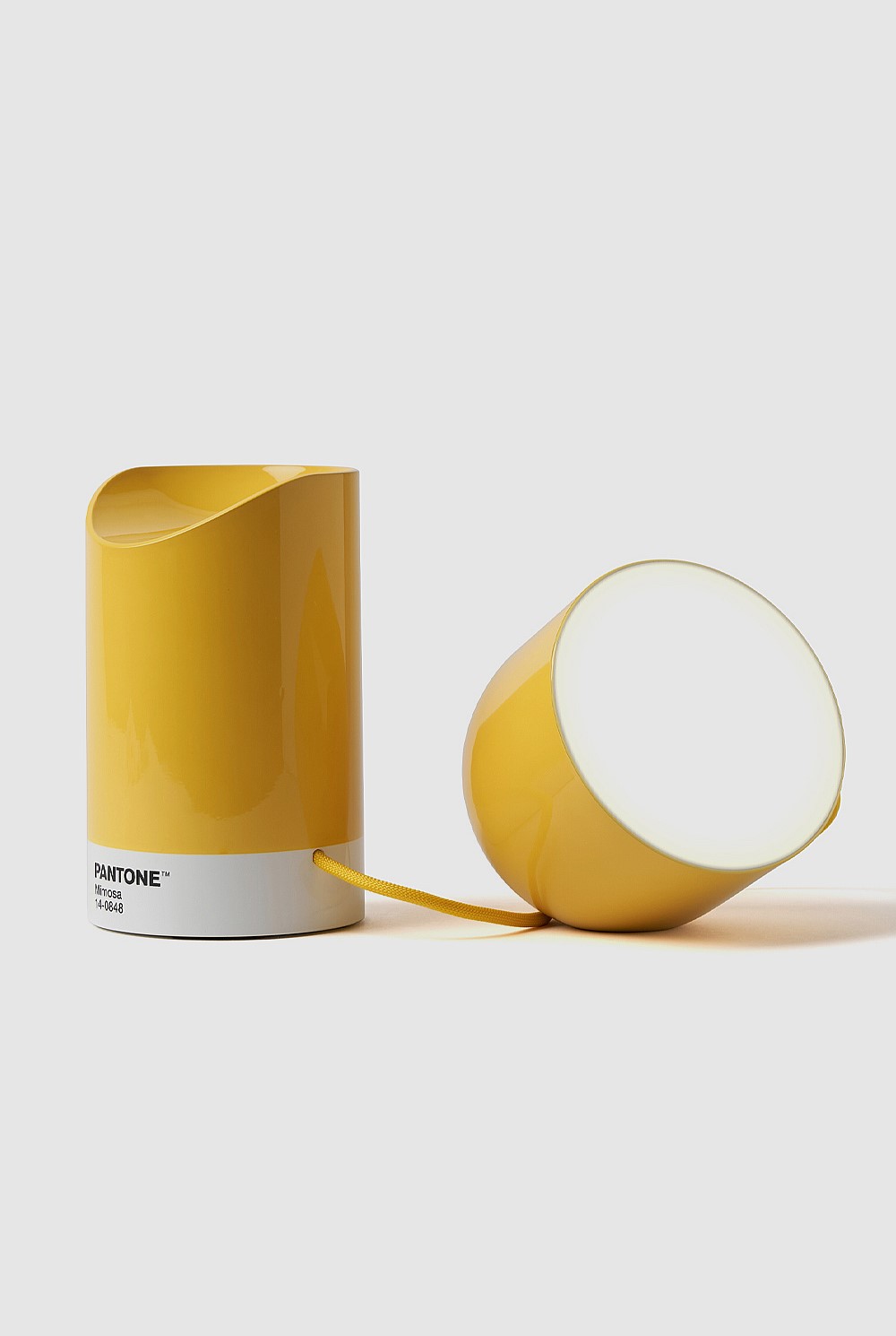 Orbe Portable Led Lamp With Moving Head Pantone - Yellow