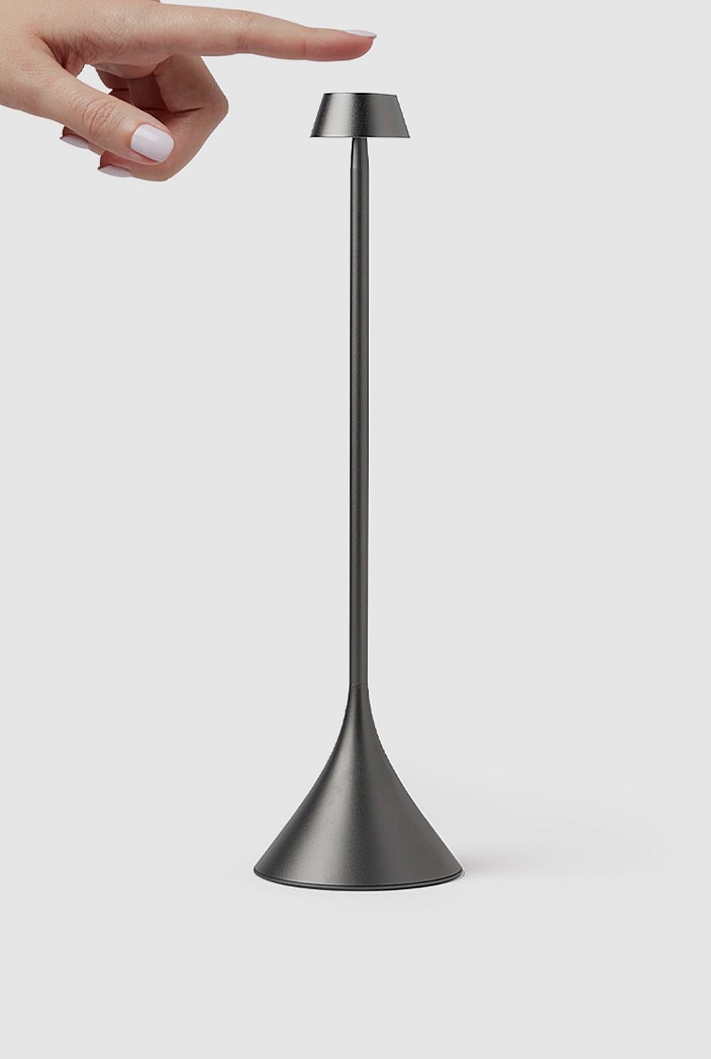 Steli Shade Infinitely Pairable Table Lamp - Gunmetal