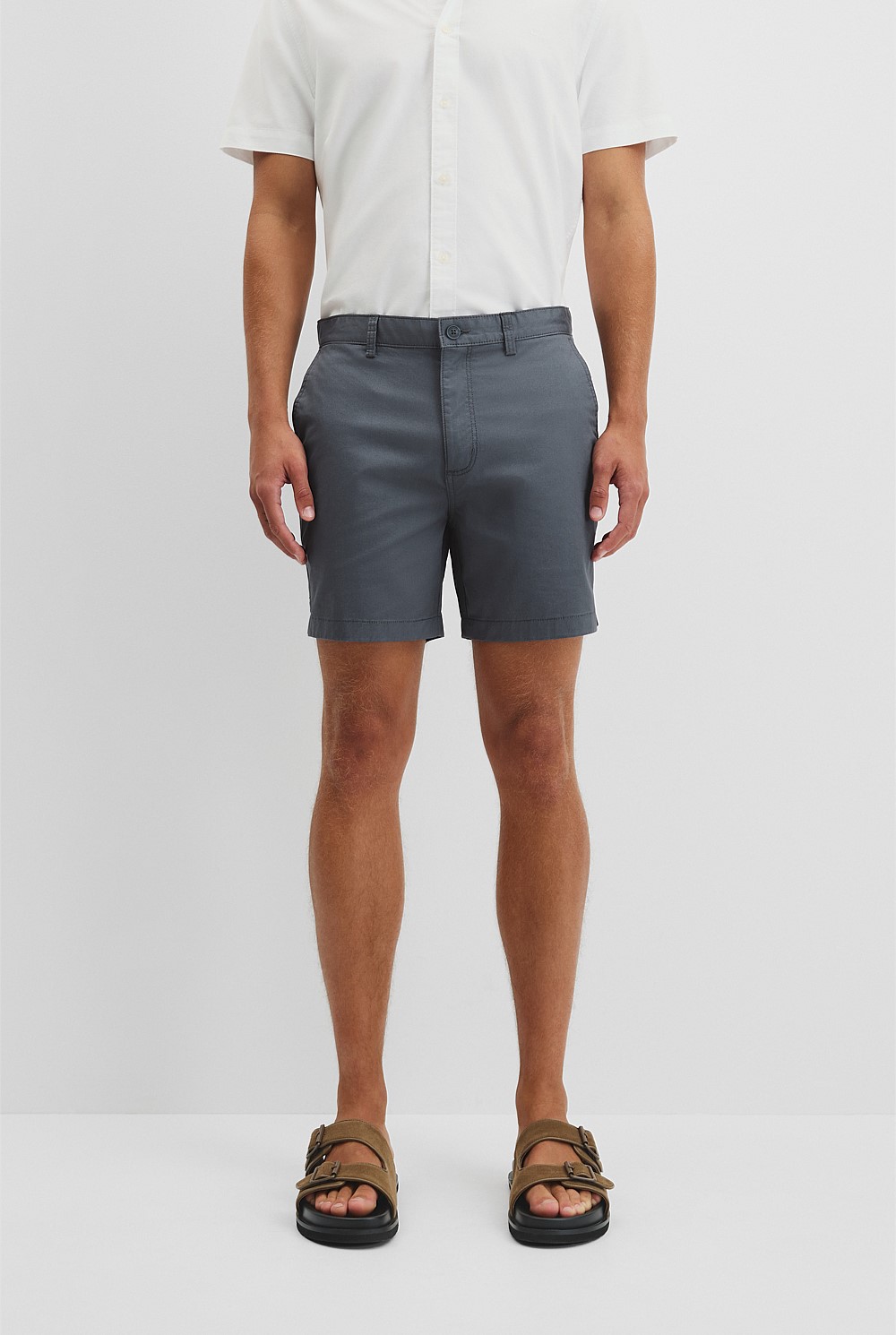 Australian Cotton 6 Inch Chino Short