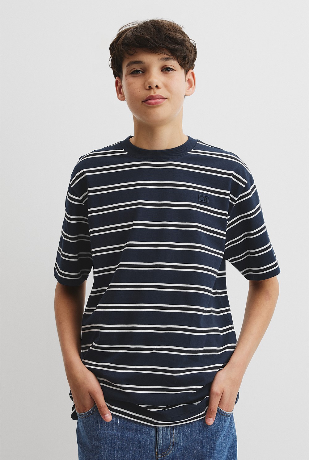 Teen Relaxed Stripe T-Shirt